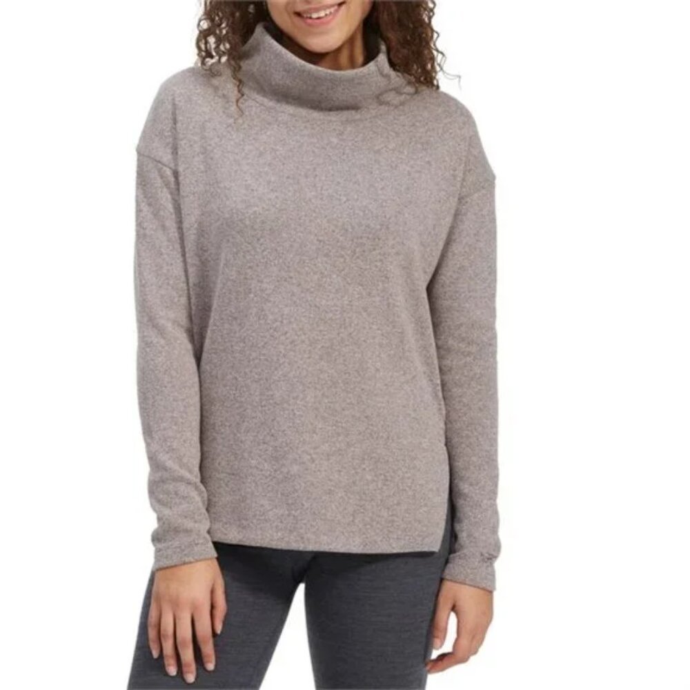 Arc'teryx Estella Sweater Women's Large Dark Verra Mock Neck Knit Alpenex Fleece